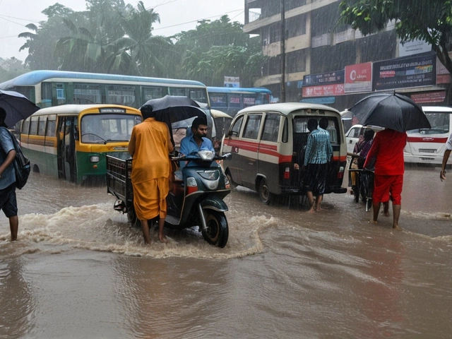 मुंबई में 100 मिमी बारिश ने मचाई तबाही: लोकल ट्रेन सेवाएं प्रभावित, हवाई उड़ानें मोड़ी गईं